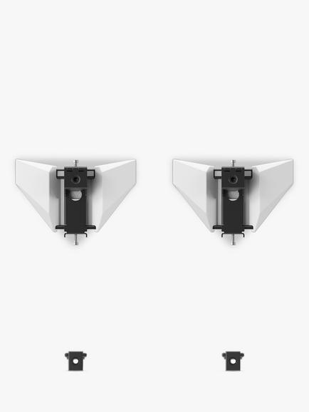 AVF JML8751 Unimax Fixed Tilt Wall Mount for TVs 37” to 100”, All Wall Types, White - view 2, White
