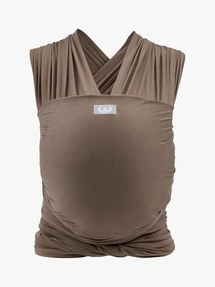 Gaia Baby Organic Cotton Stretchy Wrap Baby Carrier, Nutmeg