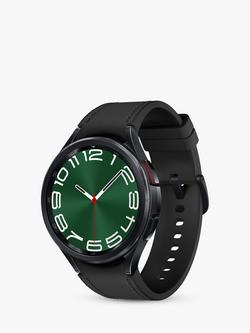 Samsung Galaxy Watch6 Classic, Bluetooth, 47mm, Stainless Steel with Silicone Strap, Black