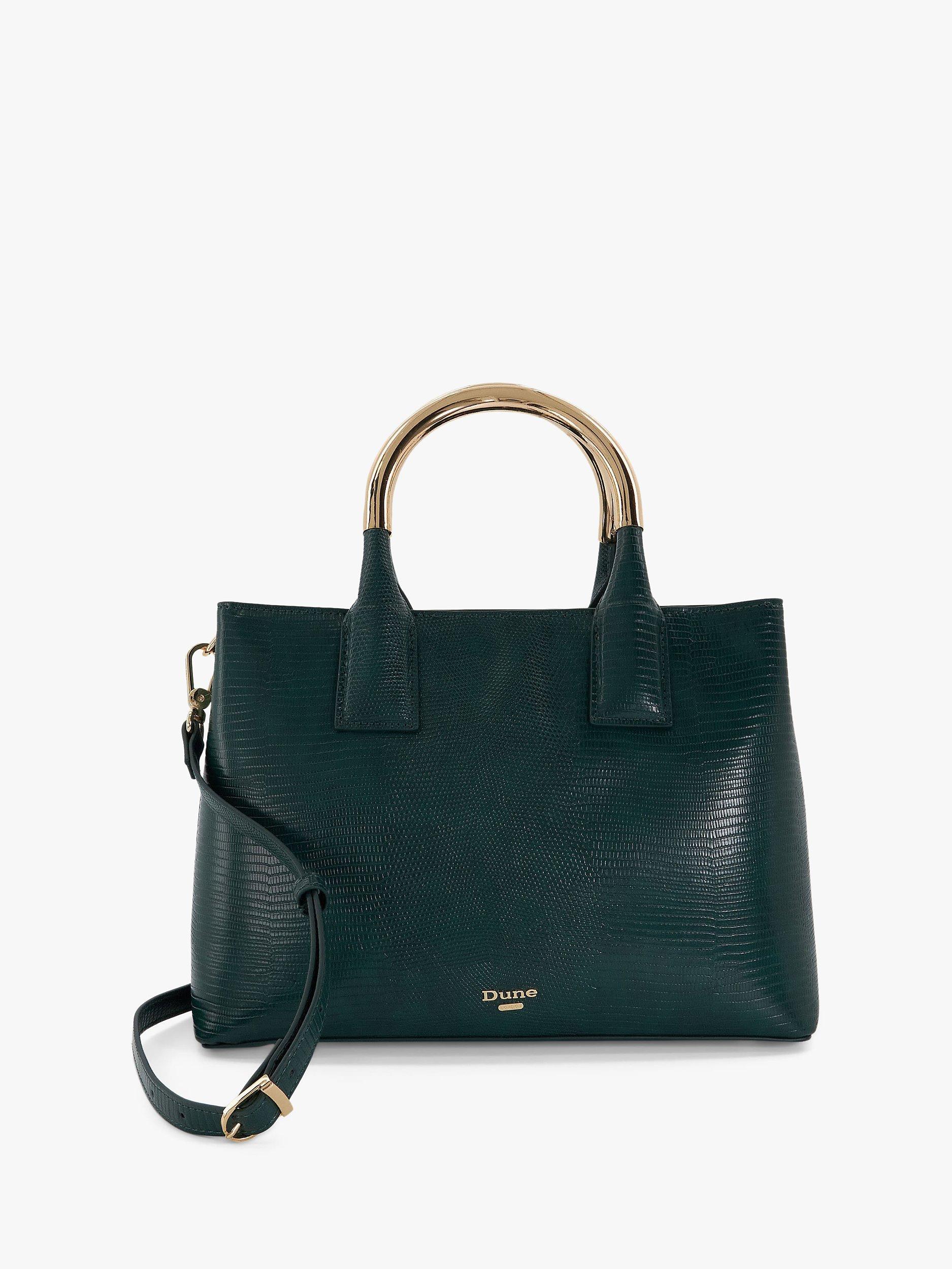 Dune Derrie Large Derrie Green Tote Bag