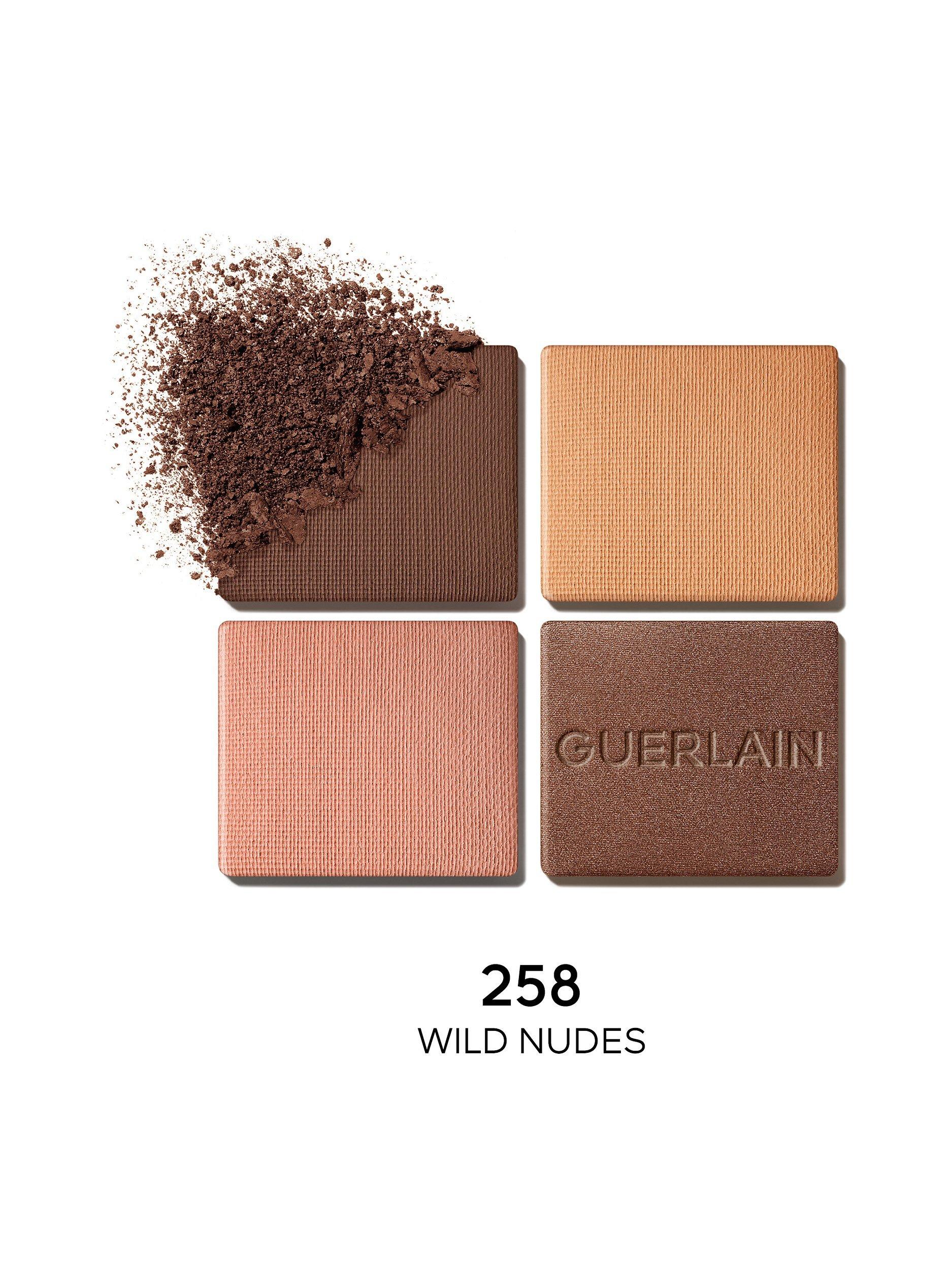 Product image 2 of 7, which shows Guerlain Ombres G Eyeshadow Quad, 258 Wild Nudes