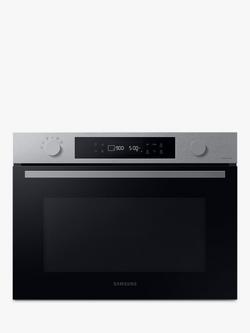 Samsung Series 4 Steam Clean NQ5B4513GBS/U4 Smart Built-In Microwave, 50L, Stainless Steel, Stainless Steel