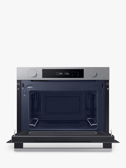 Samsung Series 4 Steam Clean NQ5B4513GBS/U4 Smart Built-In Microwave, 50L, Stainless Steel - view 2, Stainless Steel