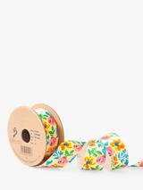 Berisfords Bloom Satin Ribbon, Multi, L3m