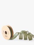 Berisfords Flame Organza Ribbon, L3m, Green