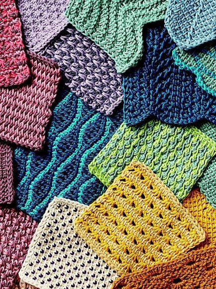 Search Press Tunisian Crochet Stitch Dictionary Book by Anna Nikipirowicz - view 2, Multi