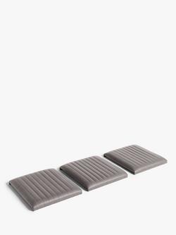 John Lewis Brooks II Bench Seat Pads, Mocha, Set of 3, Mocha