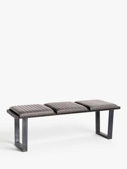 John Lewis Brooks II Bench Seat Pads, Mocha, Set of 3 - view 2, Mocha