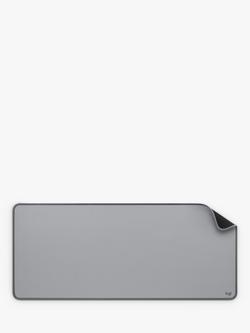 Logitech Studio Series Desk Mat, Mid Grey