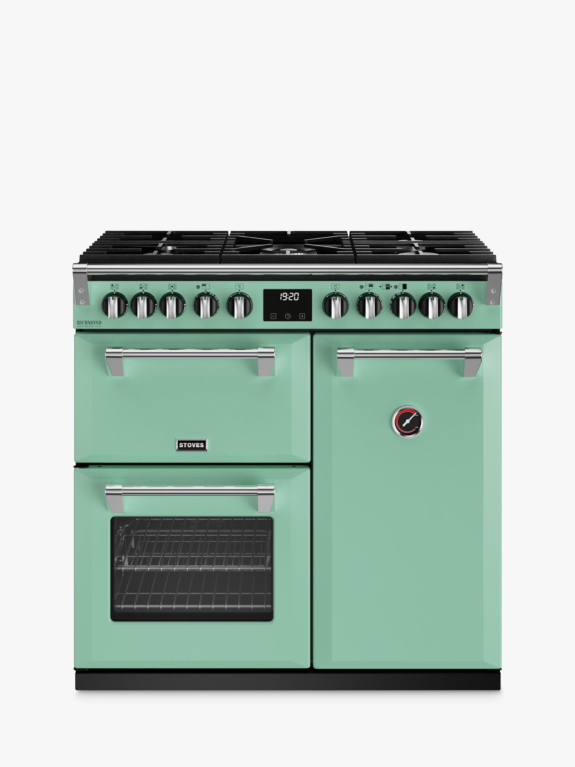 Stoves Richmond Deluxe 90cm Dual Fuel Range Cooker, Mojito Mint