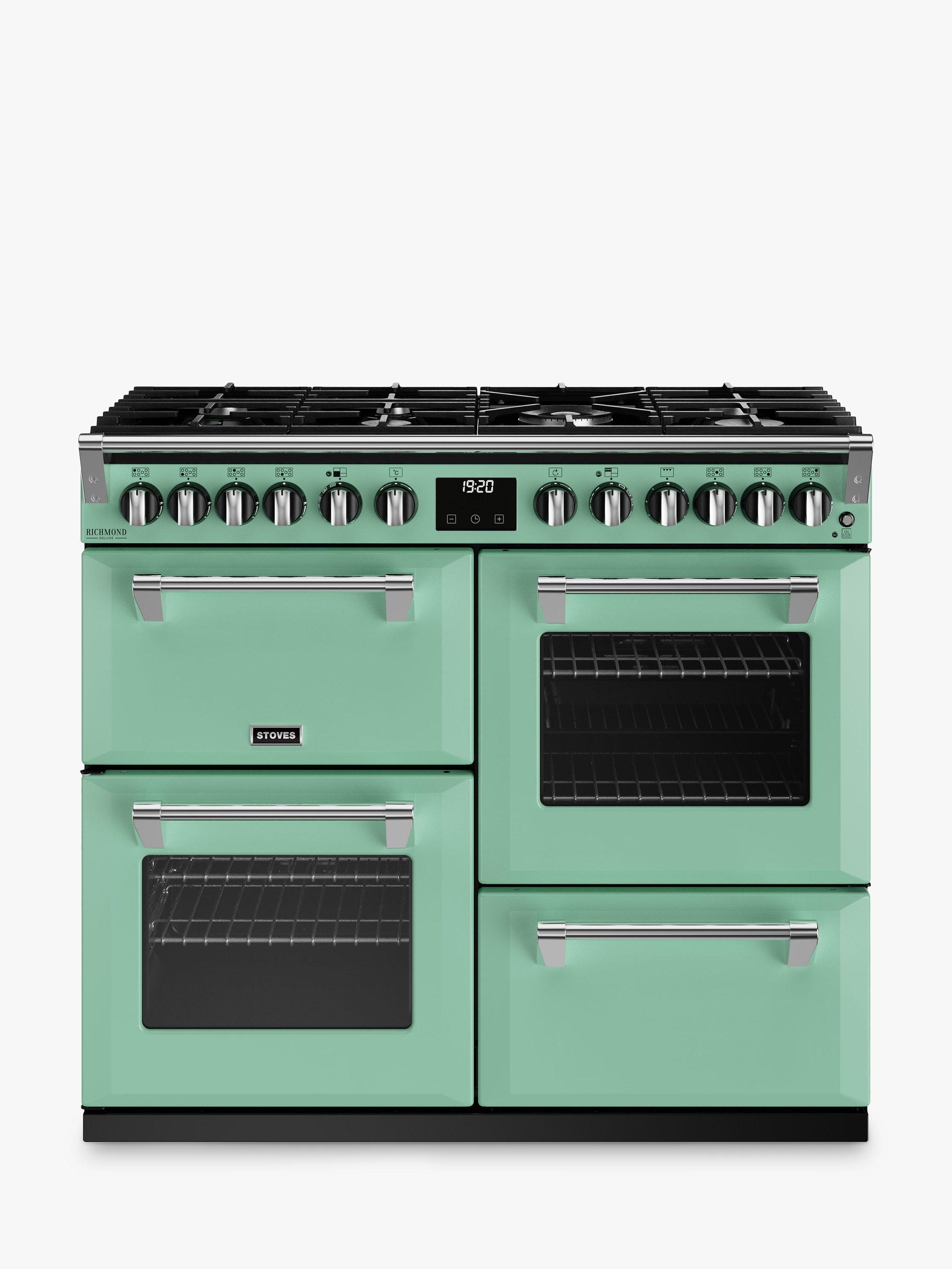 Stoves Richmond Deluxe 100cm Dual Fuel Range Cooker, Mojito Mint