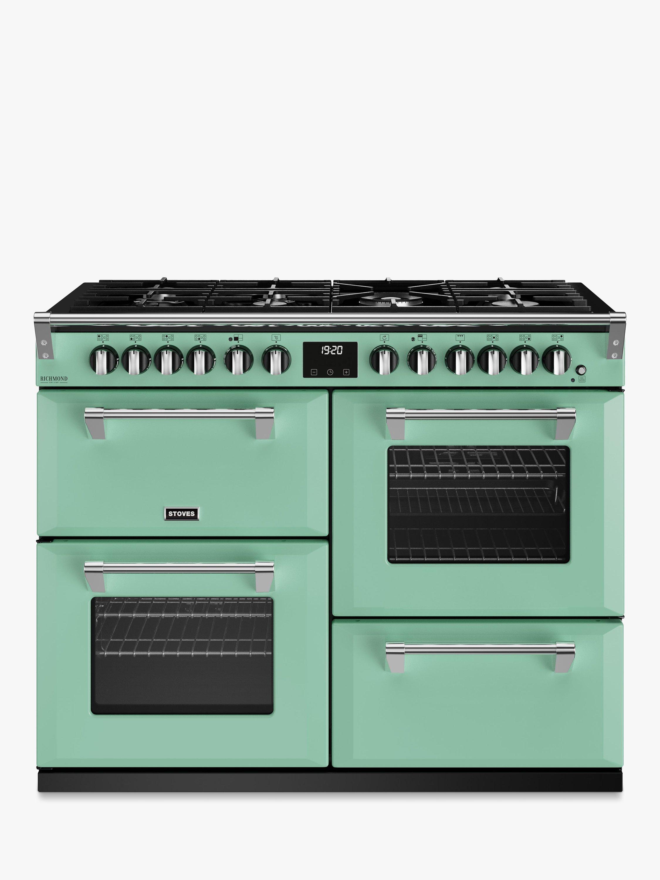 Stoves Richmond Deluxe 110cm Dual Fuel Range Cooker, Mojito Mint