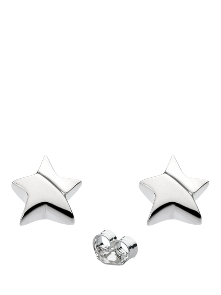 Kit Heath Miniatures Starlight Stud Earrings, Silver, Silver