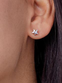 Kit Heath Miniatures Starlight Stud Earrings, Silver - view 2, Silver