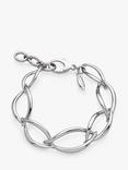 Kit Heath Entwine Twist Link Bracelet, Silver