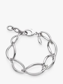 Kit Heath Entwine Twist Link Bracelet, Silver, Silver