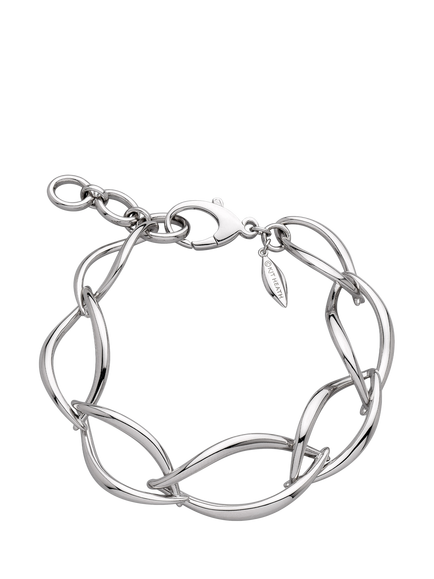 Kit Heath Entwine Twist Link Bracelet, Silver, Silver