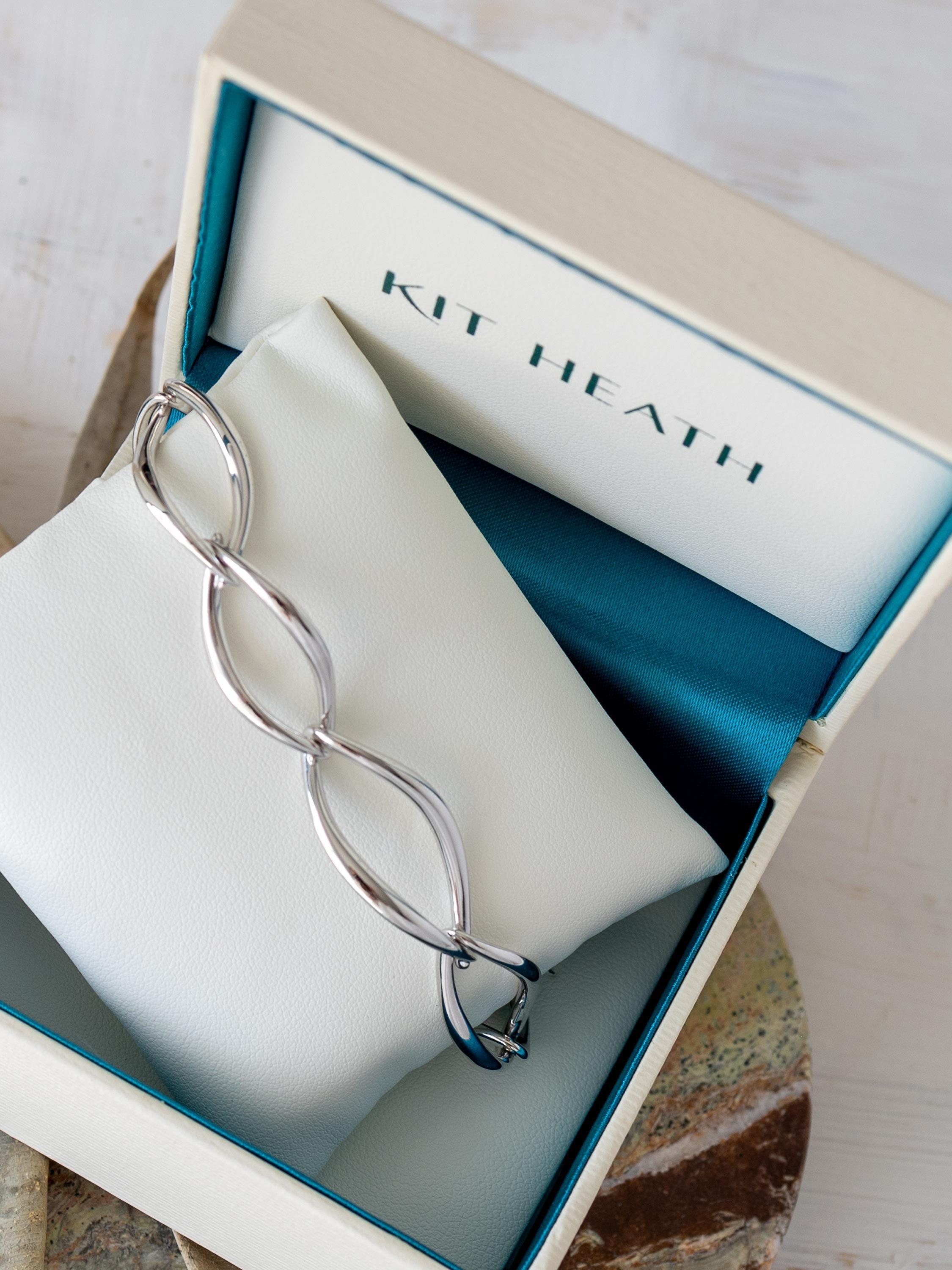 Product image 4 of 5, which shows Kit Heath Entwine Twist Link Bracelet, Silver