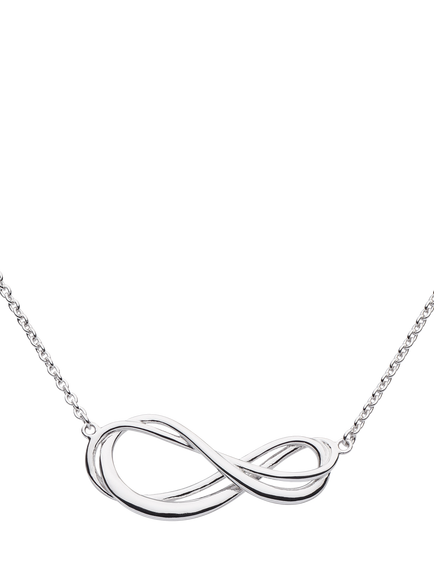 Kit Heath Infinity Necklace, Silver, Silver