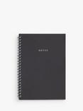 John Lewis 2.0 A5 Spiral Notebook, Black