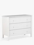 John Lewis Spindle 3 Drawer Chest, Grey