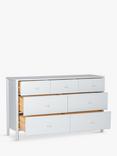 John Lewis Spindle 7 Drawer Chest, Grey