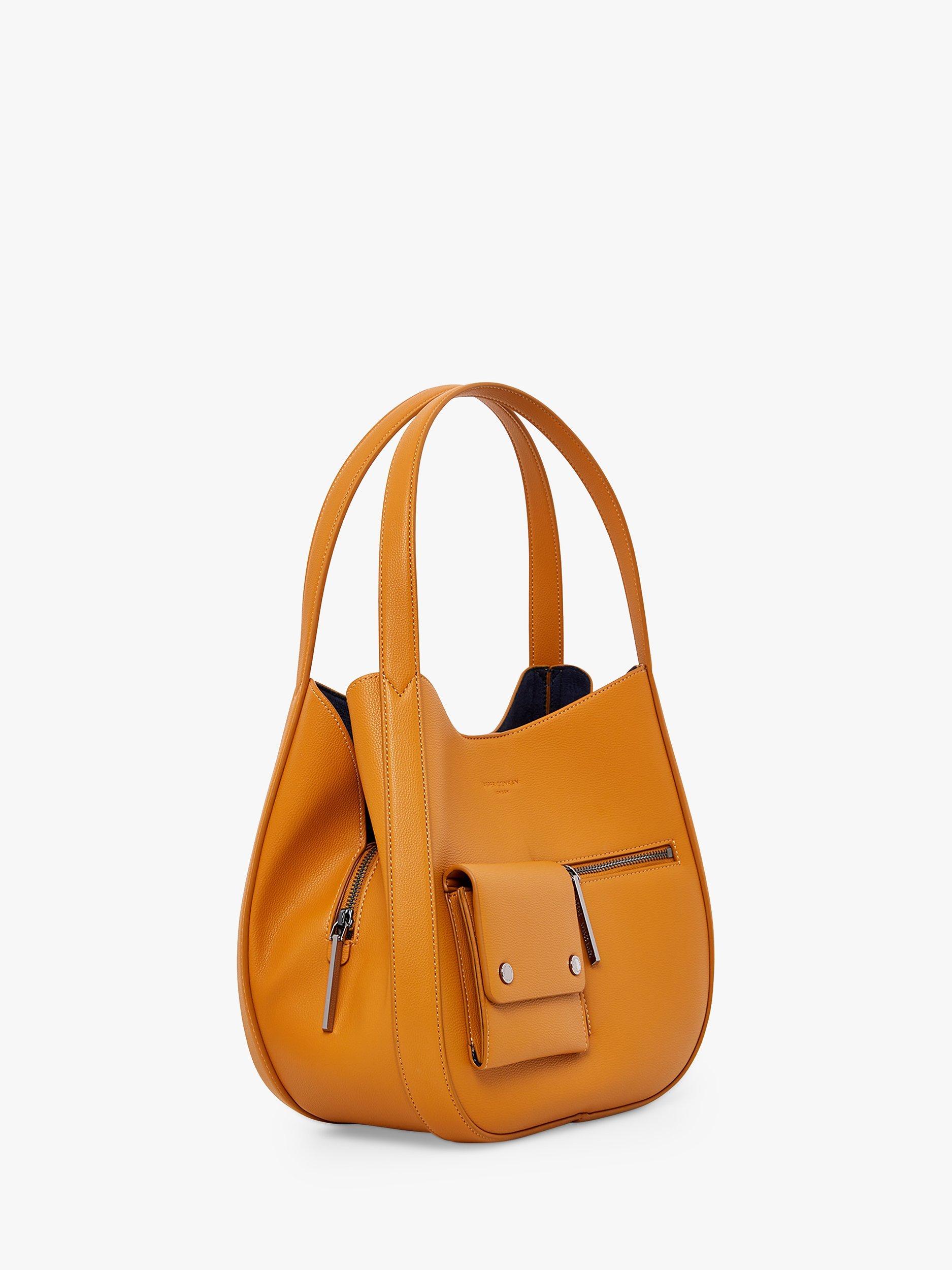 Product image 2 of 5, which shows Jasper Conran London Dahlia Hobo Bag, Mustard
