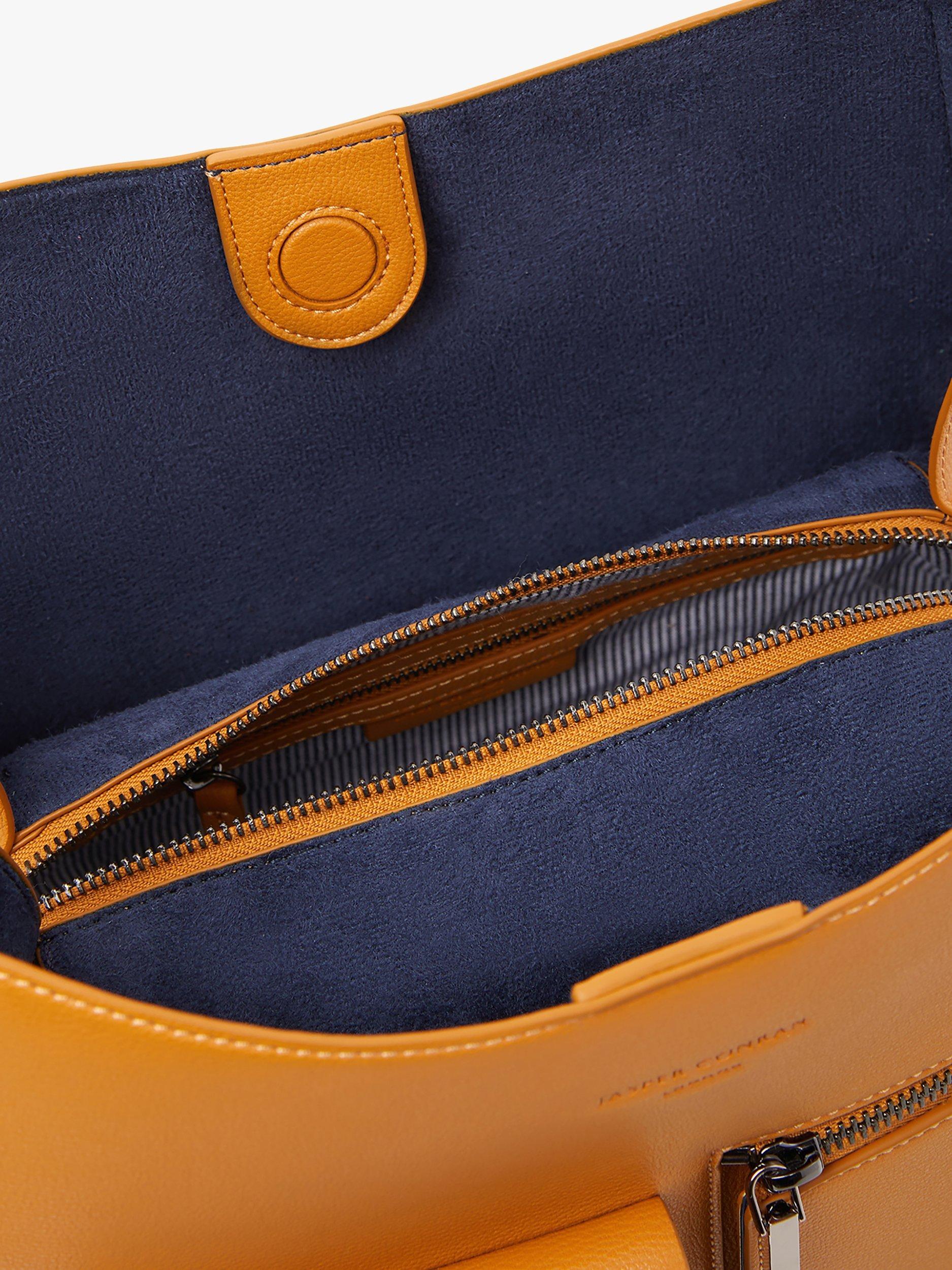Product image 4 of 5, which shows Jasper Conran London Dahlia Hobo Bag, Mustard