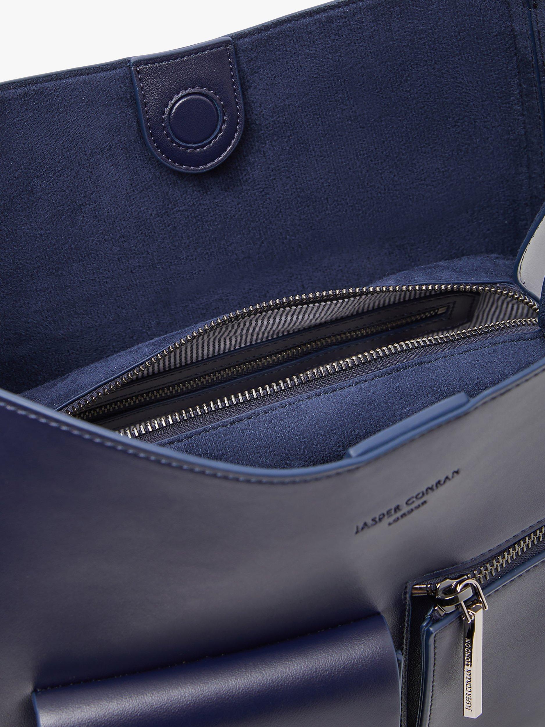 Product image 4 of 5, which shows Jasper Conran London Dahlia Hobo Bag, Navy