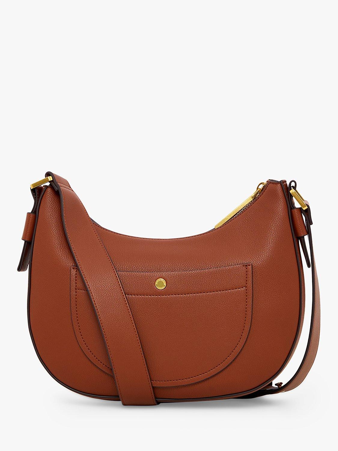 Jasper Conran Dahlia Scoop Shoulder Bag, Brown