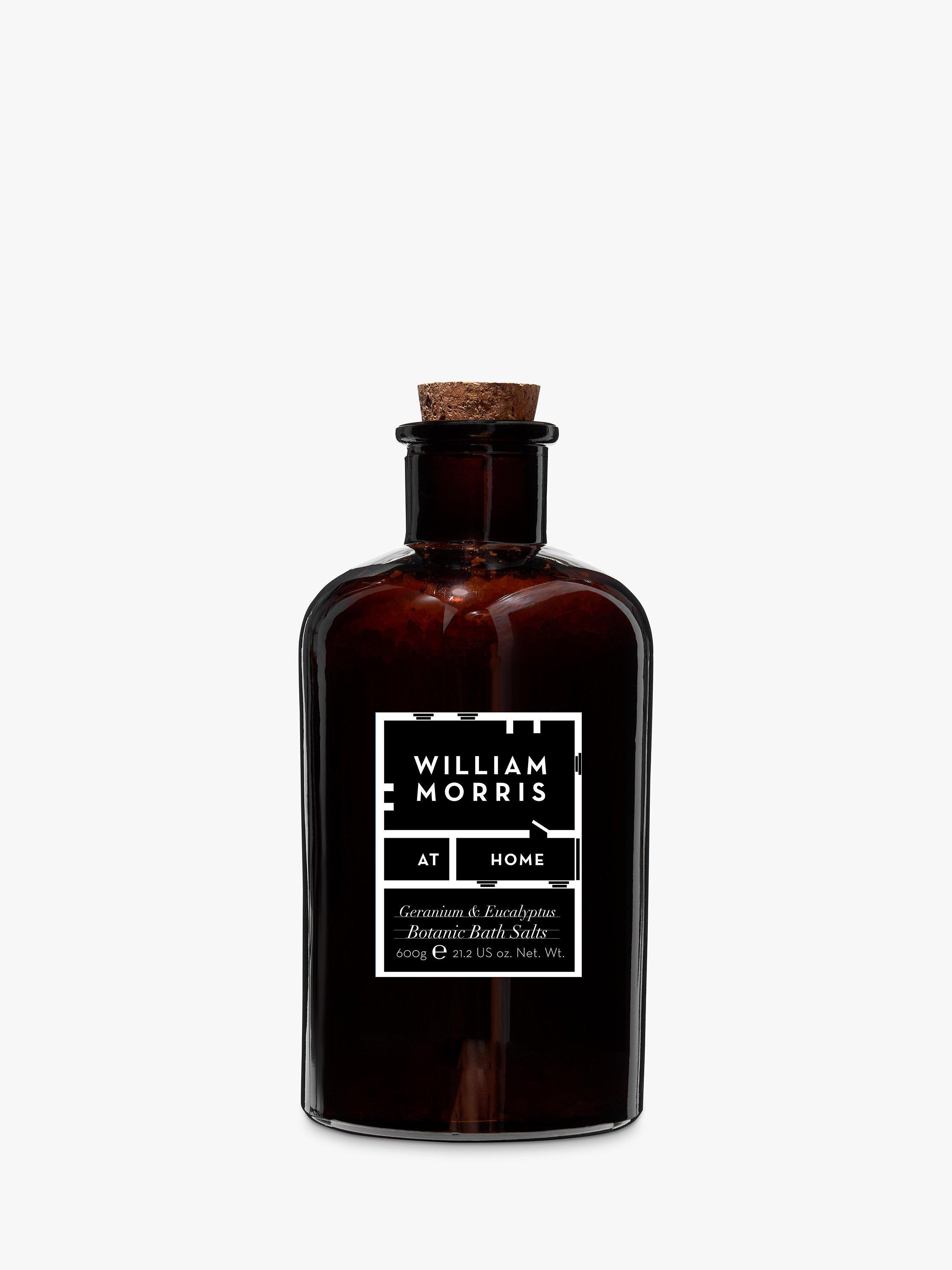 William Morris At Home Geranium & Eucalyptus Botanic Bath Salts, 600g