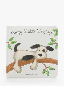 Jellycat Puppy Makes Mischief Kids' Board Book, Multi Multi