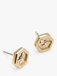 Olivia Burton Bee & Honeycomb Stud Earrings, Gold