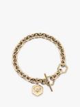 Olivia Burton Bee & Honeycomb T-Bar Bracelet, Gold