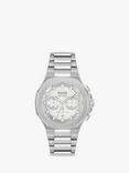 BOSS 1514087 Men's Taper Chronograph Bracelet Strap Watch, Silver