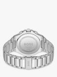 BOSS 1514087 Men's Taper Chronograph Bracelet Strap Watch, Silver