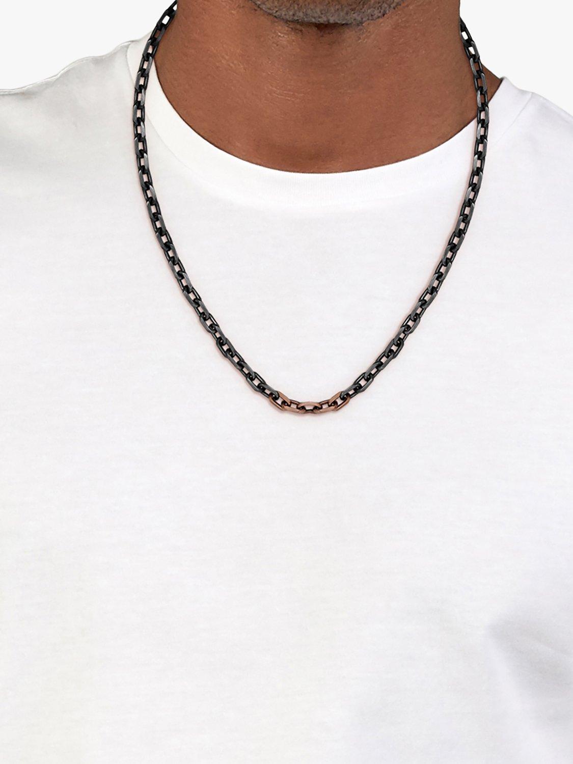 BOSS☆Men's Kane Bracelet Black & Copper【UK発】 BOSS☆Men's Kane Bracelet Black & Copper【UK発】