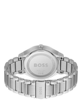 BOSS 1514106 Men's Tyler Bracelet Strap Watch, Silver/Blue