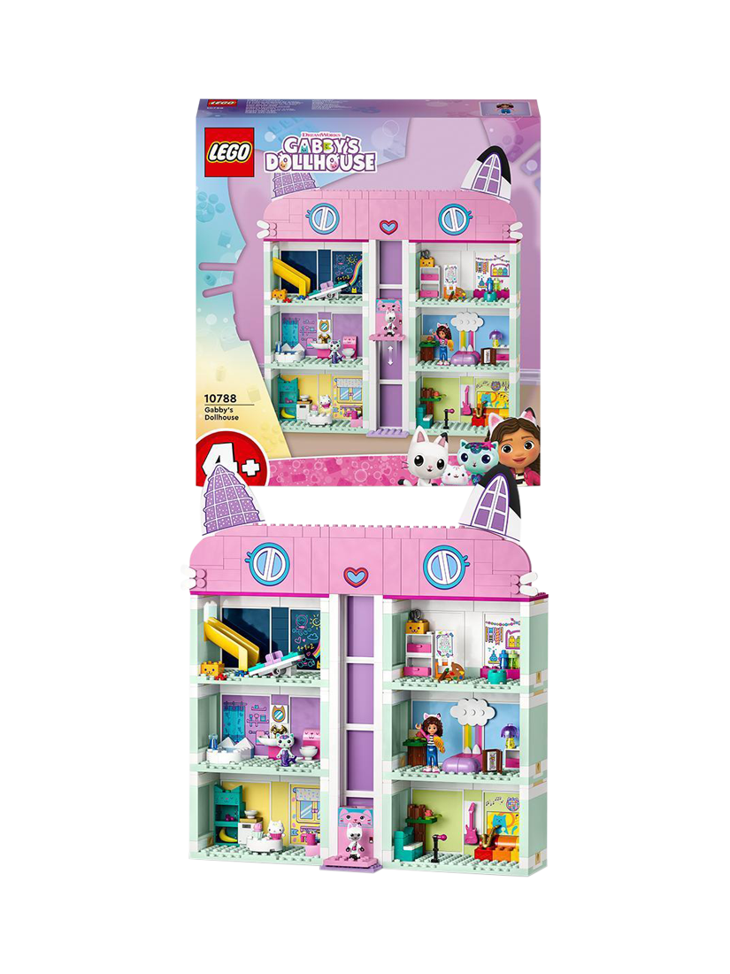 LEGO Gabby's Dollhouse Toy Playset with Figures 10788