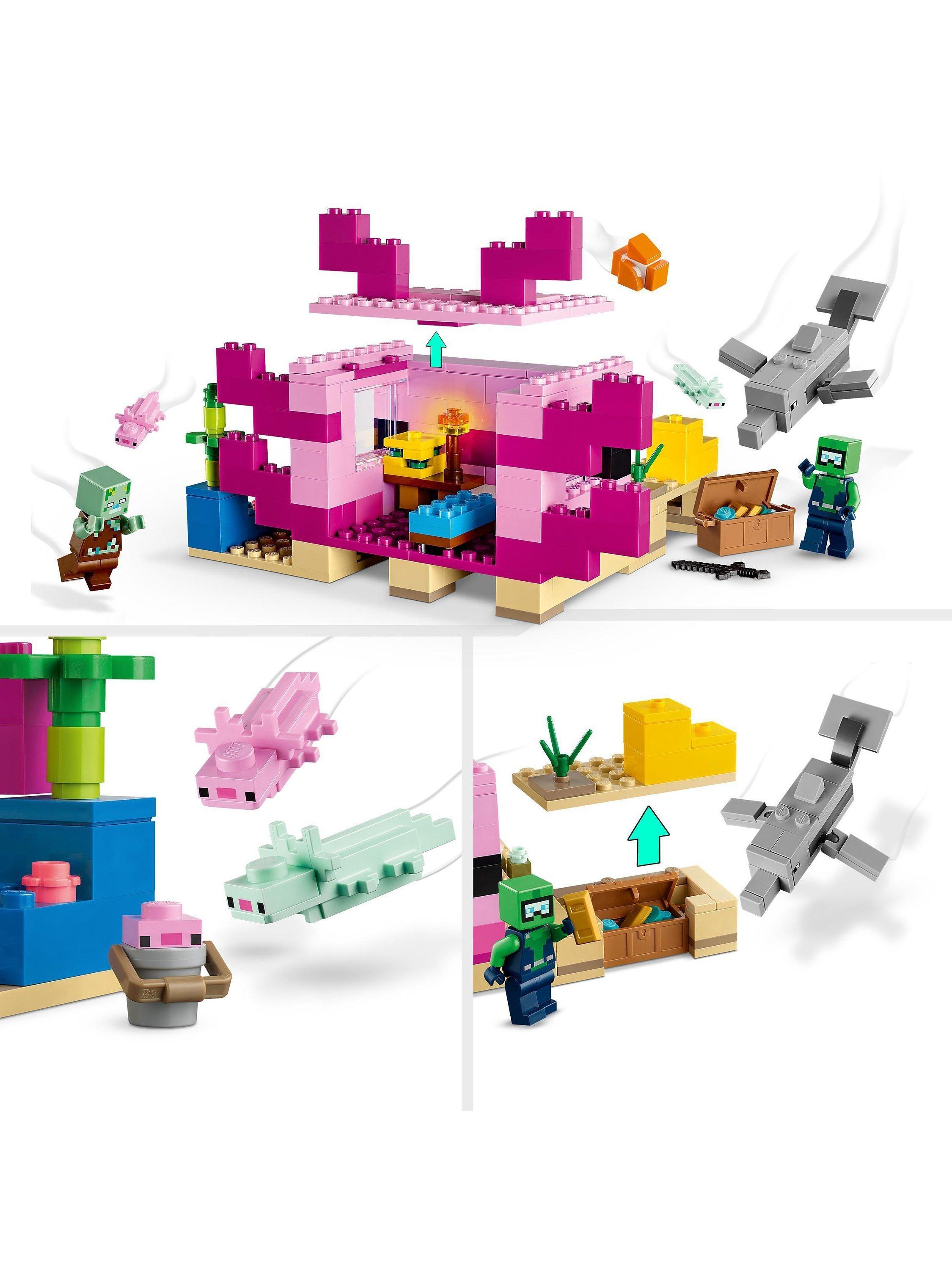 Lego minecraft axolotl deals