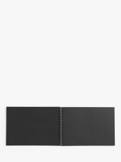 John Lewis 2.0 Spiral Bound Scrapbook, Black - view 2, Black