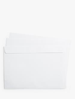 John Lewis 2.0 C4 Envelopes. Set of 10 - view 2, Black