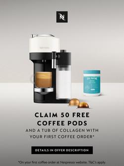 Nespresso Vertuo Lattissima ENV300 Pod Coffee Machine by De'Longhi - view 2, White