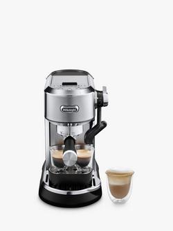 De'Longhi Dedica Maestro Plus EC950.M Coffee Machine, Silver, Silver