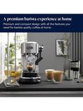 De'Longhi Dedica Maestro Plus EC950.M Coffee Machine, Silver