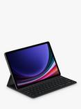 Samsung Galaxy Tab S9/S9 FE Book Cover Keyboard Slim, Black