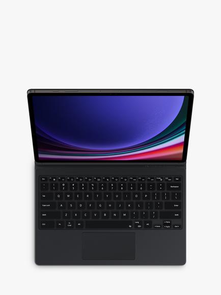 Samsung Galaxy Tab S9+/S9 FE+ Book Cover Keyboard with Trackpad, Black - view 2, Black