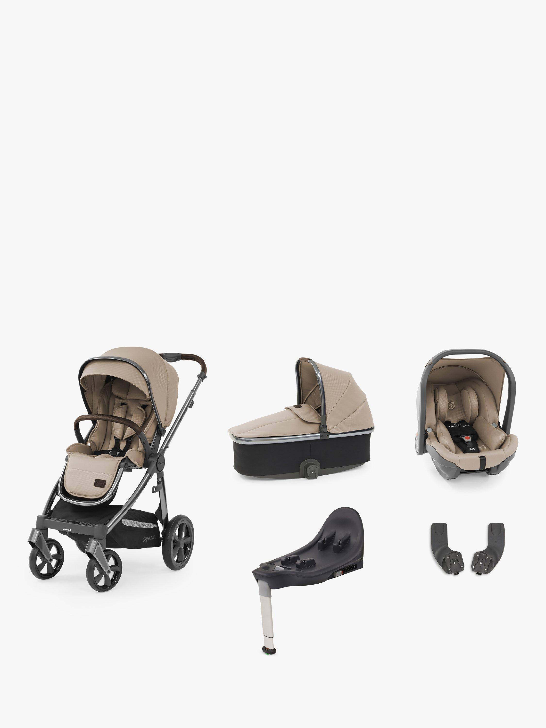 Oyster 3 Luxury Essential 5 Piece Pushchair, Carrycot & Capsule Car Seat Bundle, Butterscotch