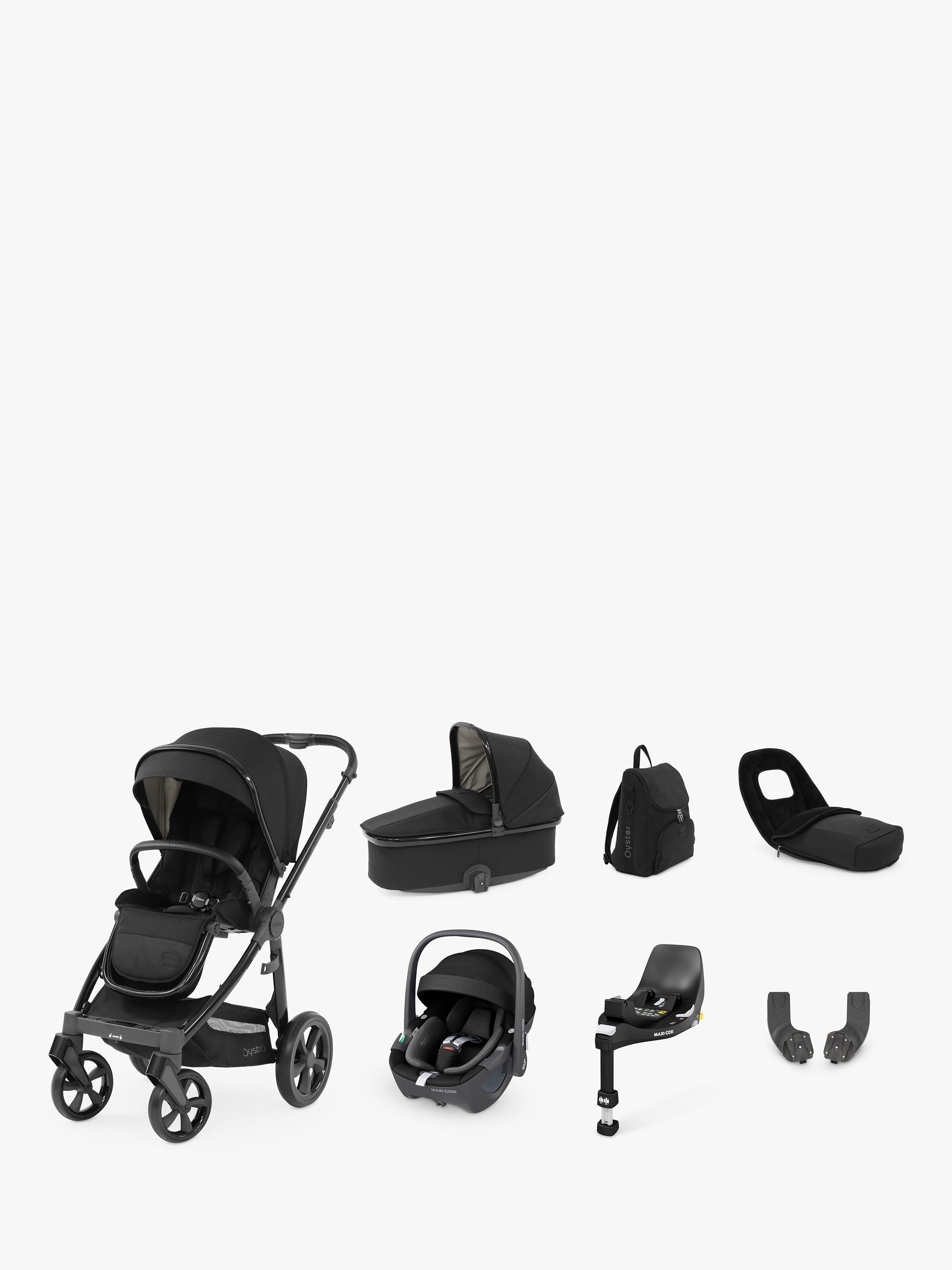 Oyster 3 Pushchair, Carrycot & Maxi-Cosi Pebble Luxury Travel System Bundle, Pixel