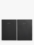 John Lewis 2.0 A4 Line Refill Pads, Pack of 2, Black